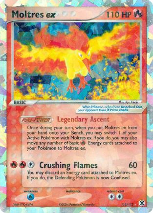Moltres ex - Holofoil FireRed & LeafGreen - Secret Rare