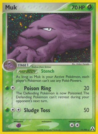 Muk - Reverse Holofoil Legend Maker - Holo Rare