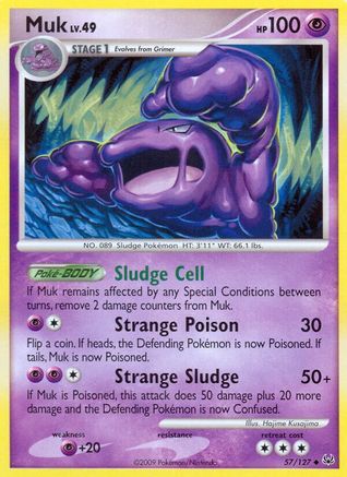 Muk - Reverse Holofoil Platinum - Uncommon