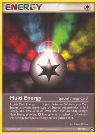 Multi Energy - Reverse Holofoil Power Keepers - Rare