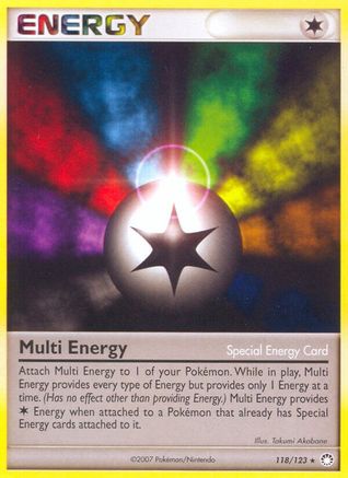 Multi Energy - Reverse Holofoil Mysterious Treasures - Rare