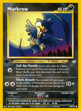 Murkrow 046 - Unlimited Neo Revelation - Common