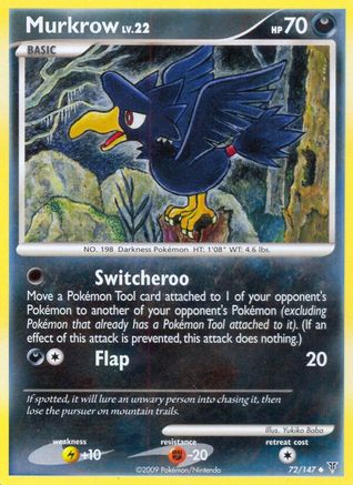 Murkrow - Reverse Holofoil Supreme Victors - Uncommon