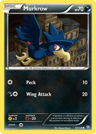 Murkrow - Reverse Holofoil Dragons Exalted - Common