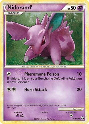 Nidoran M 070 Triumphant - Common