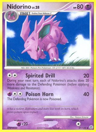 Nidorino - Reverse Holofoil Secret Wonders - Uncommon