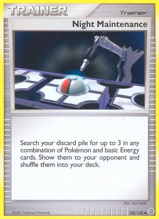 Night Maintenance 120 - Reverse Holofoil Secret Wonders - Uncommon