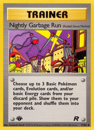 Nightly Garbage Run (Rocket's Secret Machine) 077 - Unlimited Team Rocket - Uncommon