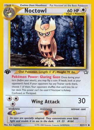 Noctowl 042 - Unlimited Neo Genesis - Uncommon