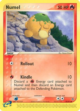 Numel 070 - Reverse Holofoil Dragon - Common