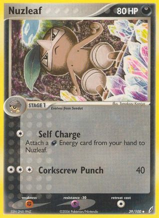 Nuzleaf 039 - Reverse Holofoil Crystal Guardians - Uncommon