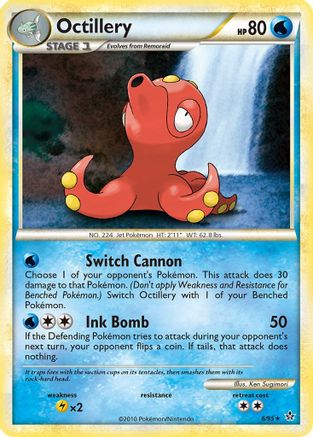 Octillery 006 - Reverse Holofoil Unleashed - Holo Rare