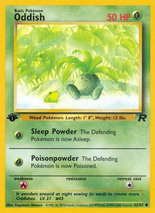 Oddish 063 - Unlimited Team Rocket - Common
