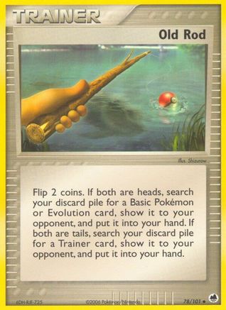 Old Rod Dragon Frontiers - Uncommon