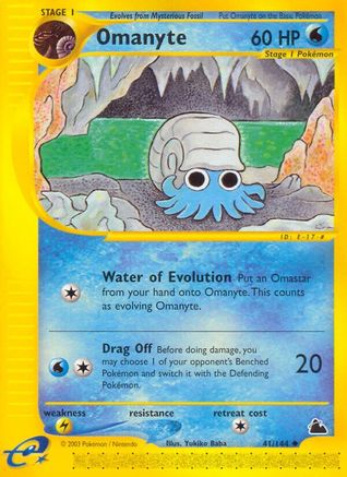 Omanyte Skyridge - Uncommon