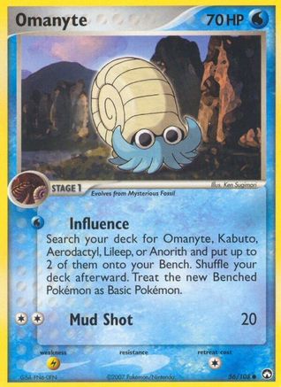 Omanyte 056 Power Keepers - Common