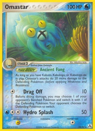 Omastar - Reverse Holofoil Legend Maker - Rare