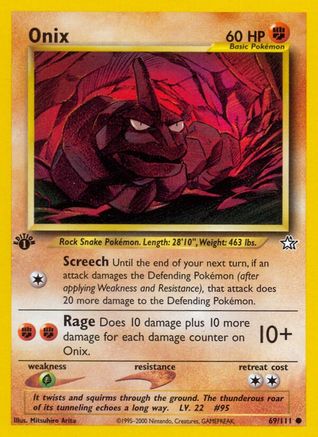 Onix 069 - 1st Edition Neo Genesis - Common