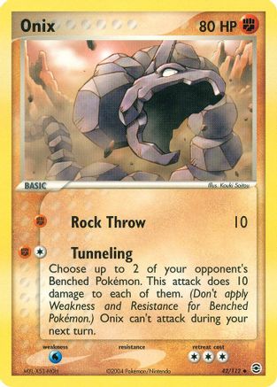 Onix FireRed & LeafGreen - Uncommon