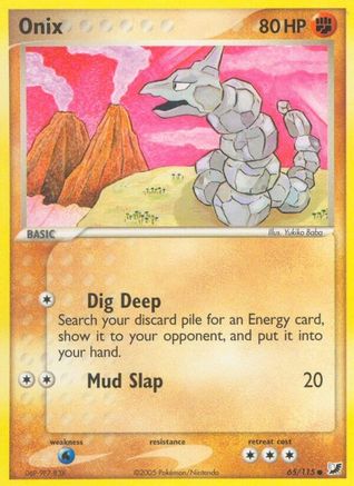Onix/115 - Reverse Holofoil Unseen Forces - Common