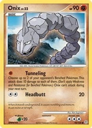 Onix/130 - Reverse Holofoil Diamond and Pearl - Common