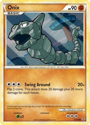 Onix (57) - Reverse Holofoil Unleashed - Common