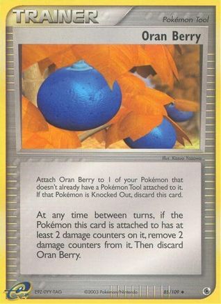 Oran Berry - Reverse Holofoil Ruby and Sapphire - Uncommon