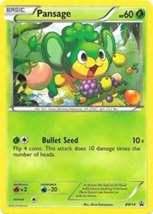 Pansage - BW14 Black and White Promos - Promo