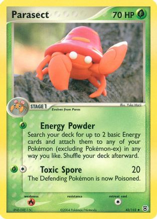 Parasect FireRed & LeafGreen - Uncommon