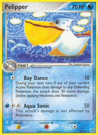 Pelipper Deoxys - Rare