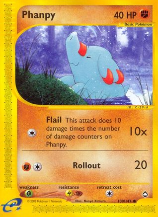Phanpy/147 Aquapolis - Common