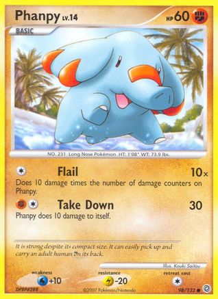Phanpy 098 Secret Wonders - Common