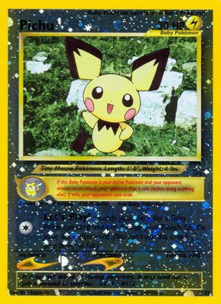 Pichu 035 - Reverse Holofoil WoTC Promo - Promo