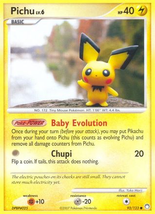 Pichu 093 Mysterious Treasures - Common