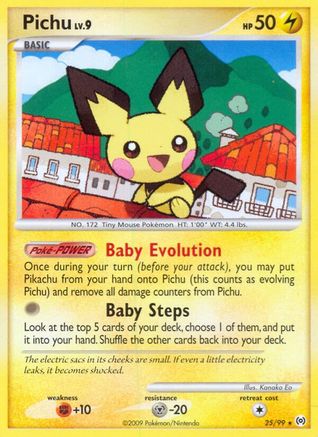 Pichu 025 Arceus - Rare
