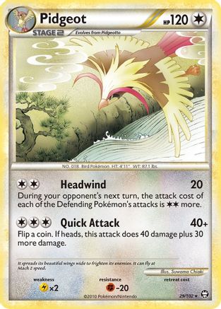 Pidgeot Triumphant - Rare