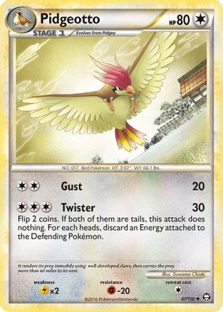 Pidgeotto - Reverse Holofoil Triumphant - Uncommon