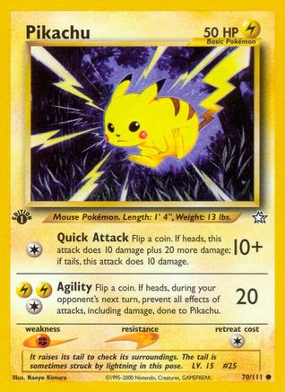 Pikachu 070 - 1st Edition Neo Genesis - Common
