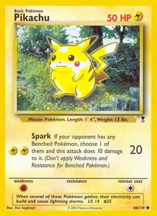 Pikachu 086 Legendary Collection - Common