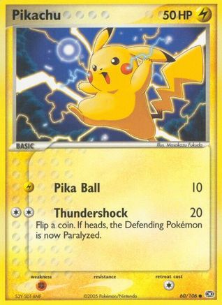 Pikachu 060 Emerald - Common