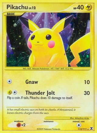 Pikachu - Holofoil Rising Rivals - Secret Rare