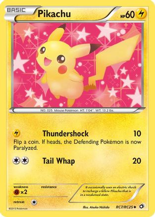 Pikachu RC7 - Holofoil Legendary Treasures Radiant Collection - Uncommon