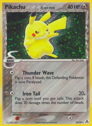 Pikachu (Delta Species) - Holofoil Legend Maker - Secret Rare