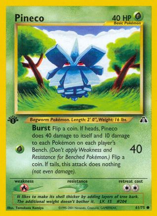 Pineco 061 - 1st Edition Neo Discovery - Common