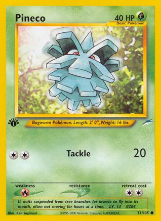 Pineco 077 - 1st Edition Neo Destiny - Common