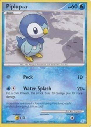 Piplup DP Trainer Kit Manaphy & Lucario - Common