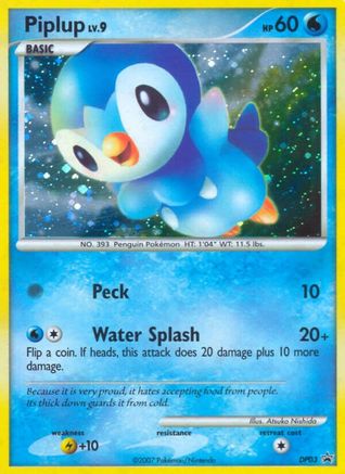 Piplup - DP03 - Holofoil Diamond and Pearl Promos - Promo