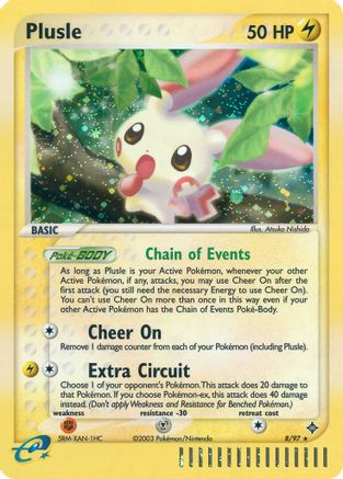 Plusle - Holofoil Dragon - Holo Rare