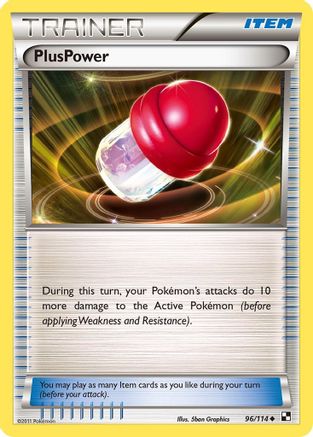 PlusPower - Reverse Holofoil Black and White - Uncommon