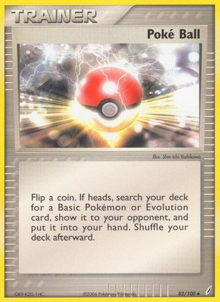 Poke Ball/100 Crystal Guardians - Uncommon